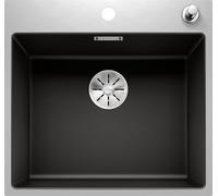 Blanco Subline 500-IF/A fregadero de granito 54.3x51 cm negro 525999