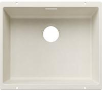 Blanco SUBLINE 500-U - Fregadero SILGRANIT 1 Cubeta Bajo Encimera Mueble de 60 Cm Blanco suave