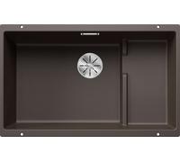 Blanco Subline 700 - Fregadero de Silgranite, 73x46 cm, con accesorios, color café 523461
