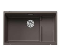 Blanco Subline 700 - Fregadero de silgranite, 73x46 cm, con accesorios, InFino, gris 527354