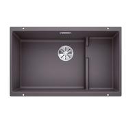 Blanco Subline 700 - Fregadero de silgranite, 73x46 cm, con accesorios, roca gris 523453