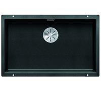Blanco Subline 700 - Fregadero de silgranite, 73x46 cm, negro 526001