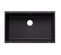 Blanco Subline 700 - Fregadero Silgranite, 73x46 cm, negro 527802