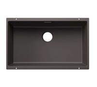 Blanco Subline 700 - Fregadero Silgranite, 73x46 cm, roca gris 527806
