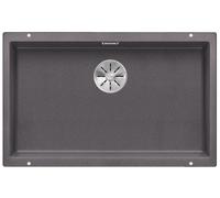 Blanco Fregadero de granito Subline 700-U 70 x 40 cm gris/grafito/ónix 523443