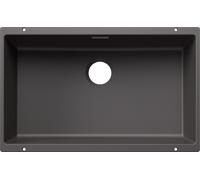 Blanco Subline 700-U fregadero de granito 70x40 cm gris/grafito/ónix 527806