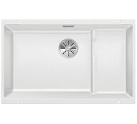 Blanco Fregadero de granito Subline 700-U Level bajo encimera 70x40 cm blanco 523456
