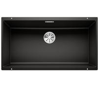 Blanco Subline 800-U fregadero de granito 80x40 cm negro 526005