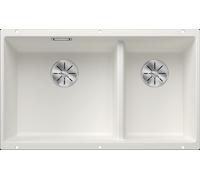 Blanco Fregadero de granito Subline 75,5 x 46 cm blanco 527167