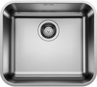 Blanco Supra 450 - Fregadero, 48x43 cm, acero inoxidable cepillado 518203