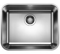 BLANCO SUPRA 500-U, Fregadero de encimera, Rectangular, Acero inoxidable, Acero inoxidable, 1 cuba, 500 x 400 mm
