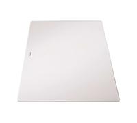 Blanco - Tabla de cortar Axia III, 497x350 mm, cristal/blanco 234045