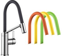 Blanco Viu S - Grifo de fregadero con brazo flexible, cromo 524813
