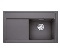 Blanco Zenar 45 S fregadero de granito 86x51 cm gris/grafito/ónix 523785