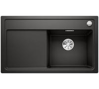 Blanco Zenar 45 - Fregadero de silgranite, 86x51 cm, con control de desagüe, negro 526037