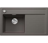 Blanco Zenar 45 - Fregadero de silgranite, 86x51 cm, con control de desagüe, InFino, gris 527359