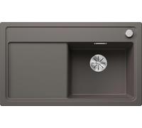 Blanco Zenar 45 - Fregadero de silgranite, 86x51 cm, con control de desagüe, InFino, gris 527361