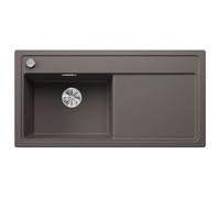 Blanco Zenar XL 6 - Fregadero de silgranite, 100x51 cm, con control de desagüe, InFino, gris 527370