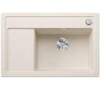 Blanco Zenar XL 6 - Fregadero de silgranite, 78x51 cm, con control de desagüe, InFino, blanco suave 527185