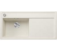 Blanco 527191 - Fregadero ZENAR XL 6 S-F 1 Cubet Escurridor Enrasado Silgranit Blanco Suave
