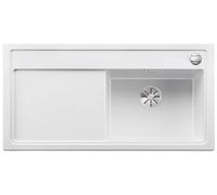 Blanco Fregadero de granito Zenar XL 6 S 100x51 cm InFino, blanco