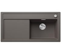 Blanco Zenar XL 6 - Fregadero de silgranite, 100x51 cm, con control de desagüe, InFino, gris 527372