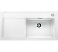 Blanco zenar XL 6 S Vapor Gar Plus, cocina fregadero, SILGRANIT Puradur Incluye Tabla de cortar de madera