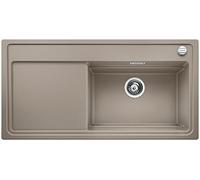Blanco zenar XL 6 S Vapor Gar Plus, cocina fregadero, SILGRANIT Puradur Incluye Tabla de cortar de madera