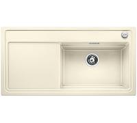 BLANCO ZENAR XL 6 S Vapor Plus 521232 Fregadero de cocina de granito Silgranit PuraDur incluye tabla de cortar de cristal, 1 pieza, jazmín