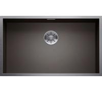 Blanco Zerox 700 - Fregadero, 74x44 cm, acero inoxidable Dark Steel 526244
