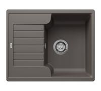 Blanco Zia 40 - Fregadero de silgranite, 62x50 cm, gris 527378