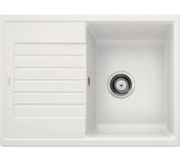 Blanco Zia 45 - Fregadero de silgranite, 68x50 cm, Compact, blanco 524725