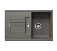 Blanco Zia 45 - Fregadero de silgranite, 78x50 cm, gris 527383