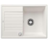 Blanco Zia 45 S Compact fregadero de granito 68x50 cm blanco 524715