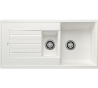 Blanco Zia 6 S fregadero de granito 100x50 cm blanco 514742