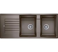 Blanco Zia 8 - Fregadero de silgranite, 116x50 cm, café 515602