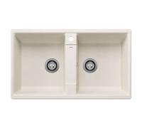 Blanco Zia 9 - Fregadero de silgranite, 86x50 cm, blanco suave 527210