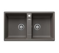 Blanco Zia 9 - Fregadero de silgranite, 86x50 cm, gris 527393