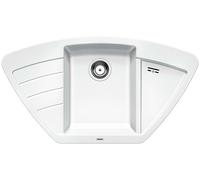 Blanco Zia 9 E fregadero de granito 93x51 cm blanco 514758