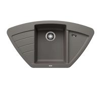 Blanco Zia 9 - Fregadero de silgranite, 93x51 cm, gris 527395