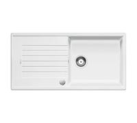 Blanco Zia XL 6 - Fregadero de Silgranite, 100x50 cm, con control de desagüe, blanco 517561
