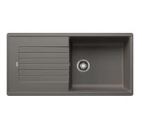 Blanco Zia XL 6 - Fregadero de silgranite, 100x50 cm, gris 527400