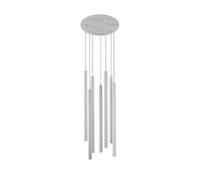 Blancos Pendelleuchte Metal 7-flmg Diseño Elegante Comedor Lámpara Salón Cult