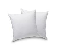 Blanrêve - Juego de 2 Almohadas Confort - Fibras sintéticas - Sujeción Suave y esponjosa para Dormir en el Vientre o en la Espalda - Eco Responsable - Fabricado en Francia - 60 x 60 cm