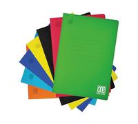 Blasetti - 10 Maxi cuadernos PPL One Color con Jolly Page. Papel de 80gr, 80 páginas + contraportada, portada de polipropileno - Rayado 5M, Cuadrícula de 5mm para 2° o 3° de primaria