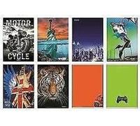 Blasetti 7061, Hoja de dibujo, Varios colores, Formato A4, 20 hojas, 80 g/m², Papel rayado