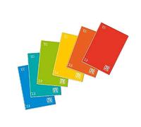 Cuaderno Blasetti, una sola página por hoja, formato A4, 25 hojas, diseño multicolor