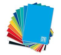 Blasetti One Color - Cuaderno tamaño A4, maxi cuadernos con Jolly Page, paquete de 10 unidades, papel de 80 g, tapa monocromática, cuadrícula 10F