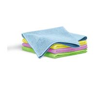 Blaumann at-3882 set 4 paños de cocina microfibra, juego de bayetas suaves para secar, absorbentes, grandes xl, , multicolor