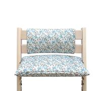 Blausberg Baby - Cojín set Junior para Stokke Tripp Trapp Trona (REVESTIMIENTO) - materiales certificado Oeko-Tex Standard 100 - made in Alemania - prado de flores azul